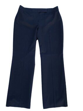 LOFT Julie Black Dress Pants Size 12 Straight Leg Career Workwear